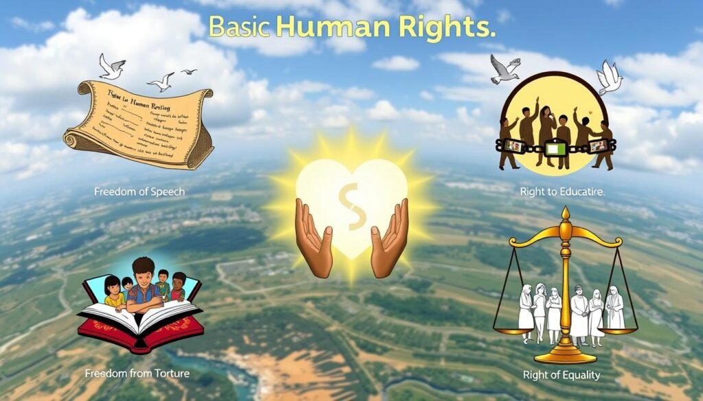 What are the 5 basic human rights with explanation?