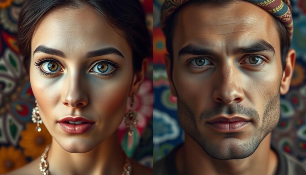 eye size and gender