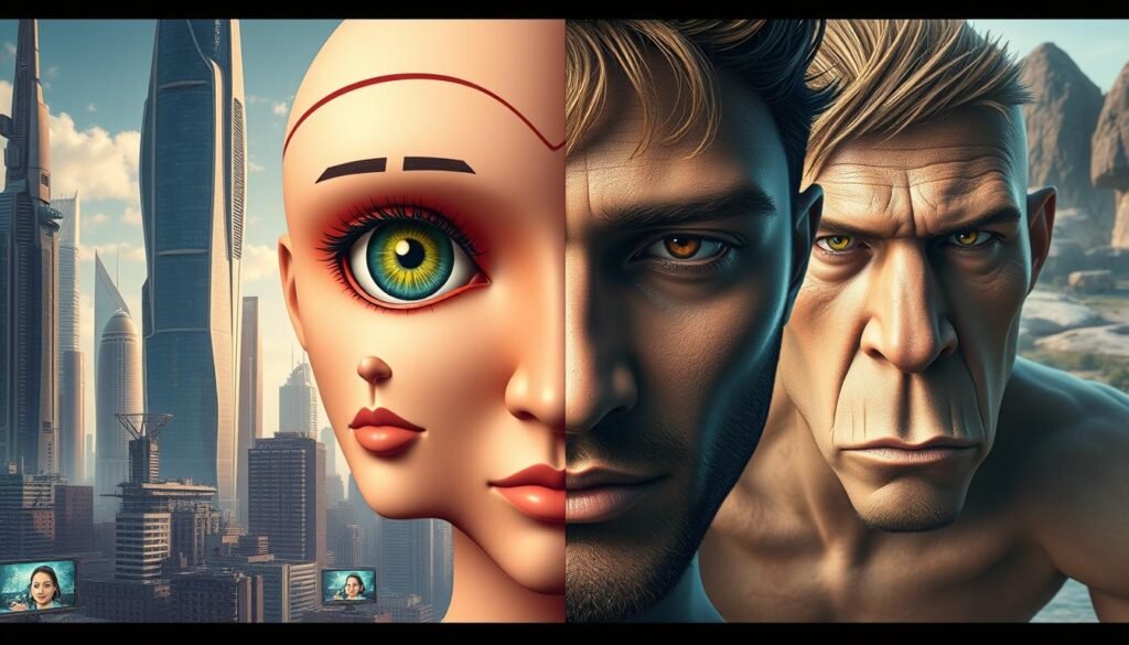 eye size perception in media